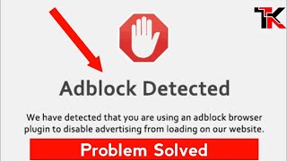 Adblock Detected Problem Solved How To Off Adblocker In Website 2025 Farooq Tech