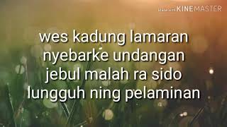 Lirik lagu gagal rabi - via Vallen