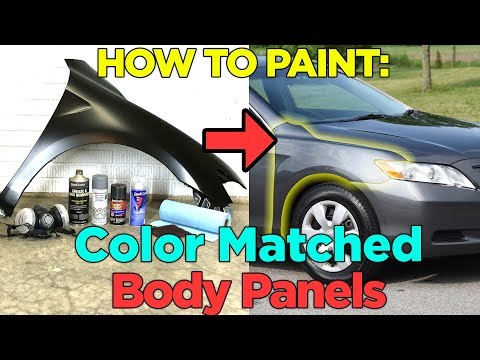 Watching video How to Paint a Vehicle Fender with Spray Paint - Cheap & Easy!
