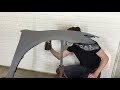 Watching video How to Paint a Vehicle Fender with Spray Paint - Cheap & Easy!