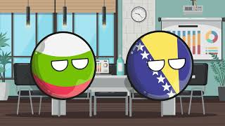 Pixar Logo Gets Destroyed By A Bike But With Countryballs