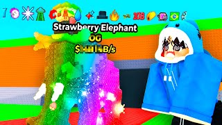 Criei O Brainrot Mais Forte Com Todas As Mutações - Strawberry Elephant