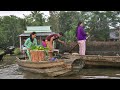 Floating market on the Mekong Delta