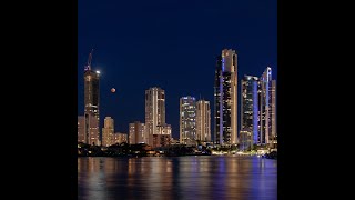 Partial Lunar Eclipse over Gold Coast