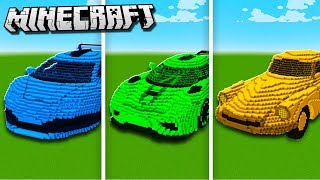 DENIS CAR vs. SUB CAR vs. SKETCH CAR in Minecraft!
