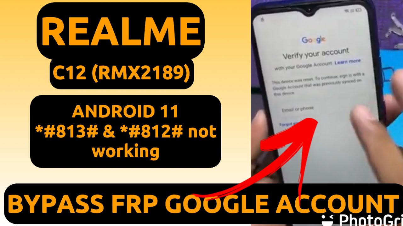 Realme C12 (RMX2189) FRP GOOGLE ACCOUNT BYPASS (ANDROID Realme C12 (RMX2189) FRP GOOGLE ACCOUNT BYPASS (ANDROID