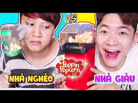 MÁY LÀM BẮP RANG BƠ NHÀ NGHÈO VS NHÀ GIÀU - Con Nhà Giàu Khác Con Nhà Nghèo Thế Nào??