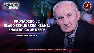 Intervju Radomir Pavićević Grof - Pronađeno Je Blago Zemunskog Klana, Znam Ko Je Uzeo 25.11.2020