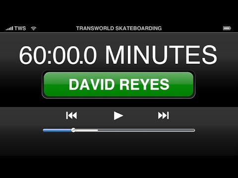 60 Minutes In The Park: David Reyes