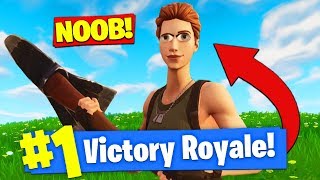 PRETENDING To Be A *NOOB* To WIN In Fortnite Battle Royale! PRETENDING To Be A *NOOB* To WIN In Fortnite Battle Royale!
