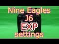 【Nine Eagles】J6プロポ エキスポ設定 / J6 transmitter EXP settings