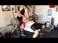 405 lb bench for 12 reps