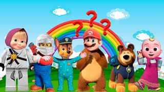 Wrong Heads, Match The Heads Masha And The Bear, Cocomelon, Ninjago, Super Mario, Paw Patrol