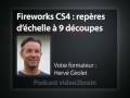 Adobe Fireworks CS4 : Repère déchelle à 9 découpes