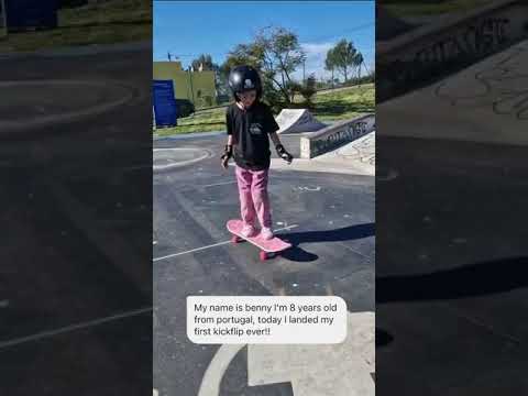 Benny's First Kickflip ever #SLSFutures