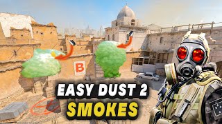 Cs2 Dust 2 Best & Easiest Smokes After Update T Ct Guide