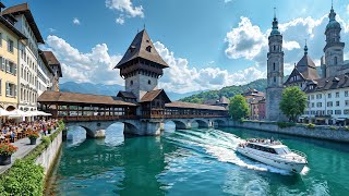 Luzern - Her İsviçrelinin Rüya Şehri 4K Yürüyüş Turu