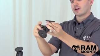 Ram Tab Lock Locking Cradle For The Apple Ipad 1 4 With Lifeproof & Lifedge Cases