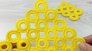 How To Crochet Knitting - Bu Modele Bayılacaksınız Serum Halkalı Örgü Modeli Tığ Oyası
