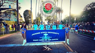 Jackson State University Sonic Boom Of The South Marching In The 2024 Tournament Of Roses Parade
