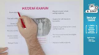 8. Sınıf T.c. İnkılap Tarihi Ve Atatürkçülük Ders - Hukuk Alanında Yapılan İnkılaplar