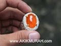 CL104 Keladen Pacitan Super Orange Sunkist Chalcedony Kristal HQ