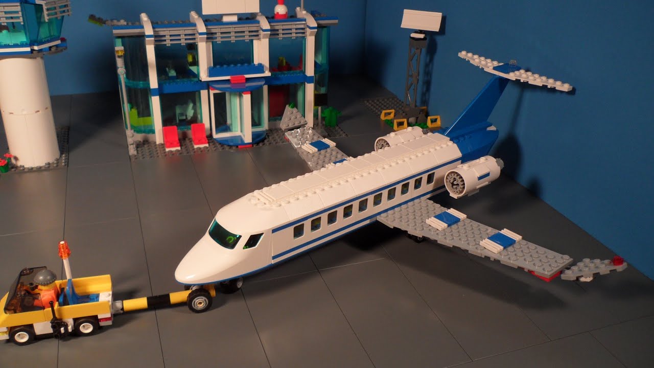 Lego 3181 Review Passenger Plane City - YouTube