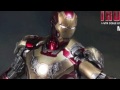 Iron Man 3 Hot Toys Mark XLII Iron Man Diecast 1/6 Scale Movie Figure Pics & Details!