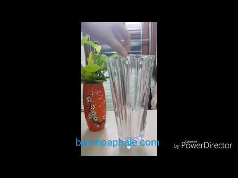 Bình hoa pha lê bohemia Tiệp 20- binhhoaphale.com