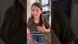 MOMS WITH THEIR TEEN DAUGHTERS #shorts