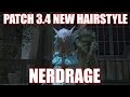FFXIV Patch 3.4 New Hairstyle NERD RAGE