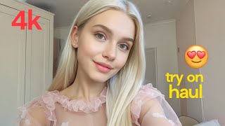 4K Transparent Bikini & Lingerie Haul 2025 Try-On See Everything Fashion Transparent Try On Haul