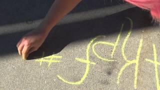 2014 09 12 Akpf Chalkings On The Sidewalk