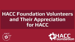 Hacc Foundation Volunteers And Their Appreciation For Hacc