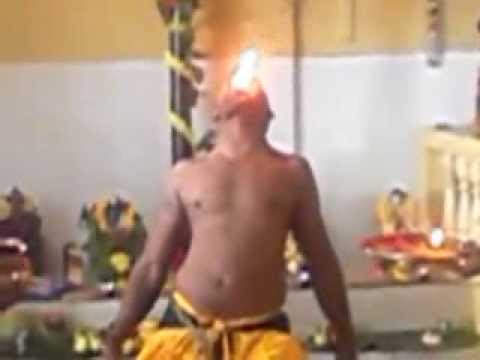 Manifestation of sangili Karuppan ji at the mandir