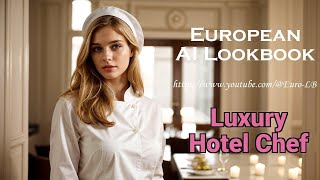 [4K] European Ai Lookbook- Luxury Hotel Chef