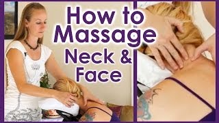 Chair Massage Techniques for Neck, Head, Jaw and TMJ Pain Relief Therapy ASMR