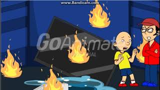Caillou Puts Fire On Kayke Eduardo Productions Studioaulted Victor Luiz Channel Reupload