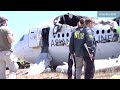 Up-close look at San Francisco plane crash scene