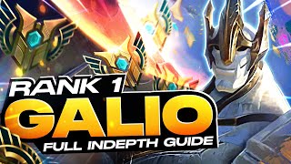 How To Play Galio - Full Indepth Guide - Rank 1 Challenger Mid
