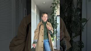 My Fall Outfit Of The Day, Trench Coat And Comfy Jeans