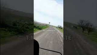 Low-Flying Russian Mi-35M Helicopter
