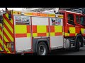 Essex County Fire & Rescue Service - Scania P270 Driver Training Pump on blues