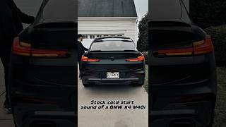 Stock Cold Start Sound Of A Bmw X4 M40I
