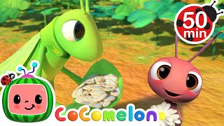 The Ant And The Grasshopper | 🍉Cocomelon | Kids Cartoons & Nursery Rhymes | Moonbug Kids⭐