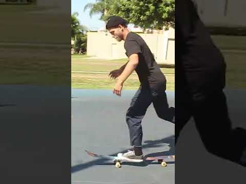 I Turned A Ski Into A Skateboard #shorts