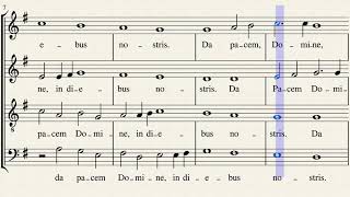 Da Pacem Domine Singalong Noten