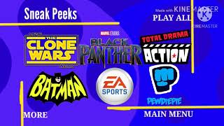 Fanmade Sneak Peeks Menu
