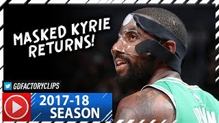 Masked Kyrie Irving Returns, Full Highlights Vs Nets 2017.11.14 - 25 Pts, Mvp Chants