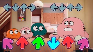 Gumball & Darwin Vs Richard In Friday Night Funkin